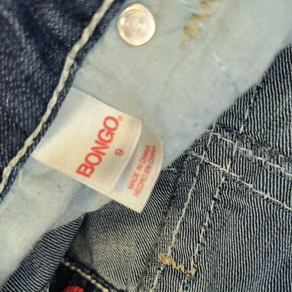 BONGO Blue Skinny Jeans with Whiskering Details - Picture 6 of 7